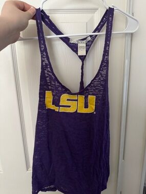 Chicka-d Women's LSU Purple Tank Top